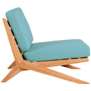 Meridian Tahiti Blue Water Resistant Fabric Outdoor Chair IMAGE 6