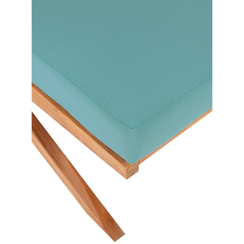 Meridian Tahiti Blue Water Resistant Fabric Outdoor Chair IMAGE 7