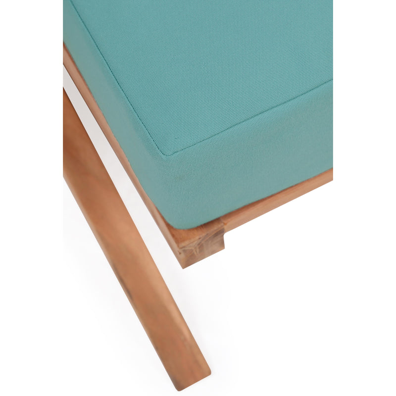 Meridian Tahiti Blue Water Resistant Fabric Outdoor Sofa IMAGE 7