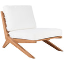 Meridian Tahiti Off White Water Resistant Fabric Outdoor Chair IMAGE 4