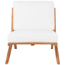 Meridian Tahiti Off White Water Resistant Fabric Outdoor Chair IMAGE 5