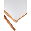 Meridian Tahiti Off White Water Resistant Fabric Outdoor Chair IMAGE 7