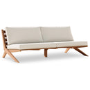Meridian Tahiti Off White Water Resistant Fabric Outdoor Sofa IMAGE 1