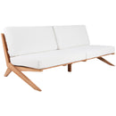 Meridian Tahiti Off White Water Resistant Fabric Outdoor Sofa IMAGE 4