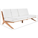 Meridian Tahiti Off White Water Resistant Fabric Outdoor Sofa IMAGE 8
