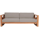 Meridian Anguilla Grey Water Resistant Fabric Outdoor Sofa IMAGE 5