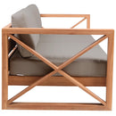 Meridian Anguilla Grey Water Resistant Fabric Outdoor Sofa IMAGE 6