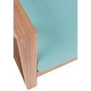 Meridian Anguilla Blue Water Resistant Fabric Outdoor Chair IMAGE 7