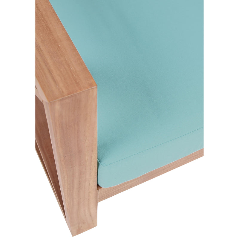 Meridian Anguilla Blue Water Resistant Fabric Outdoor Chair IMAGE 7