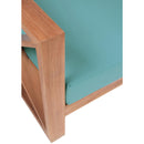 Meridian Anguilla Blue Water Resistant Fabric Outdoor Sofa IMAGE 7