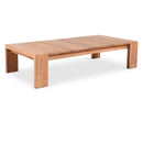 Meridian Tulum Natural Teak Outdoor Coffee Table IMAGE 1