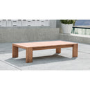 Meridian Tulum Natural Teak Outdoor Coffee Table IMAGE 2