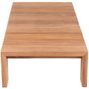 Meridian Tulum Natural Teak Outdoor Coffee Table IMAGE 4