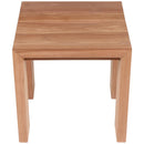 Meridian Tulum Natural Teak Outdoor End Table IMAGE 4