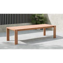 Meridian Tulum Natural Teak Outdoor Patio Dining Table IMAGE 2