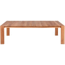 Meridian Tulum Natural Teak Outdoor Patio Dining Table IMAGE 3