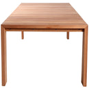Meridian Tulum Natural Teak Outdoor Patio Dining Table IMAGE 4