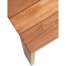 Meridian Tulum Natural Teak Outdoor Patio Dining Table IMAGE 5