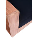 Meridian Tulum Black Water Resistant Fabric Outdoor Chair IMAGE 7