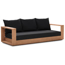 Meridian Tulum Black Water Resistant Fabric Outdoor Sofa IMAGE 1