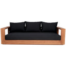 Meridian Tulum Black Water Resistant Fabric Outdoor Sofa IMAGE 5