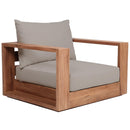 Meridian Tulum Grey Water Resistant Fabric Outdoor Chair IMAGE 4