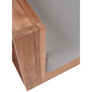 Meridian Tulum Grey Water Resistant Fabric Outdoor Loveseat IMAGE 6