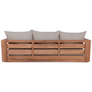 Meridian Tulum Grey Water Resistant Fabric Outdoor Sofa IMAGE 3