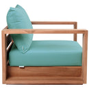 Meridian Tulum Blue Water Resistant Fabric Outdoor Chair IMAGE 6