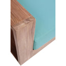 Meridian Tulum Blue Water Resistant Fabric Outdoor Chair IMAGE 7