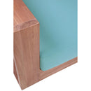 Meridian Tulum Blue Water Resistant Fabric Outdoor Sofa IMAGE 7