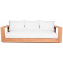 Meridian Tulum Off White Water Resistant Fabric Outdoor Sofa IMAGE 5