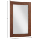 Meridian Monad Walnut Mirror IMAGE 8