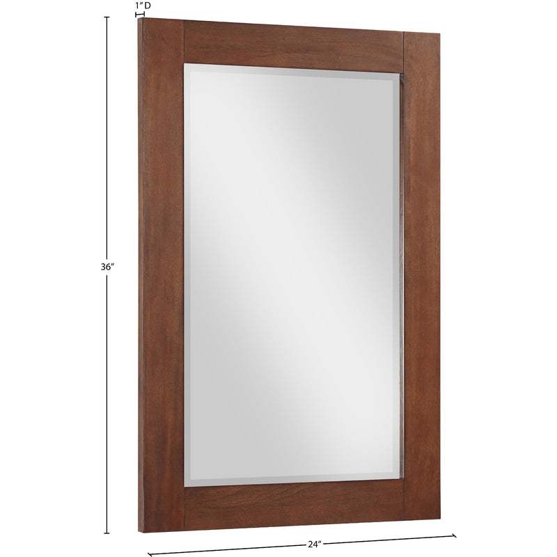 Meridian Monad Walnut Mirror IMAGE 8