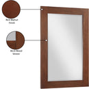 Meridian Monad Walnut Mirror IMAGE 9