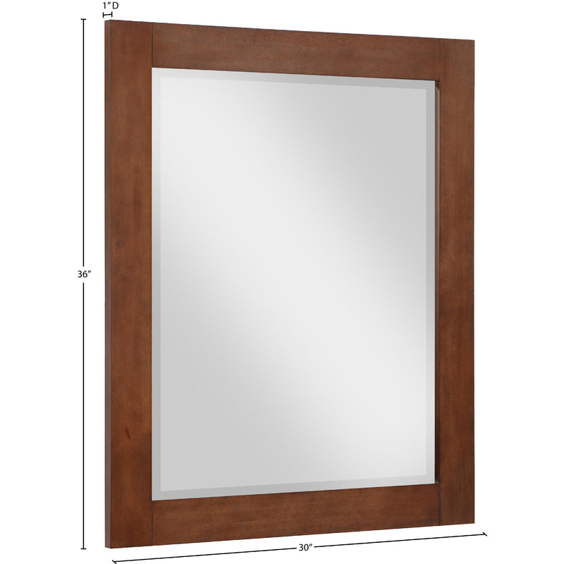 Meridian Monad Walnut Mirror IMAGE 8
