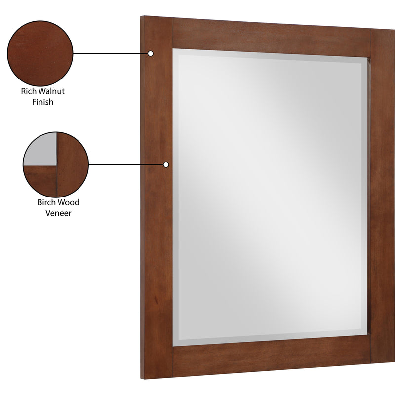 Meridian Monad Walnut Mirror IMAGE 9