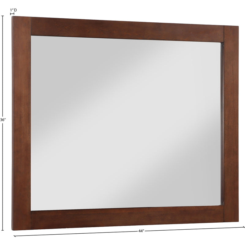 Meridian Monad Walnut Mirror IMAGE 8