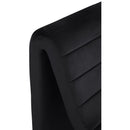 Meridian Ivy Black Velvet Accent Chair IMAGE 7