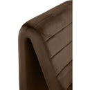 Meridian Ivy Brown Velvet Accent Chair IMAGE 7