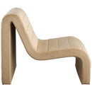 Meridian Ivy Camel Velvet Accent Chair IMAGE 6