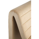 Meridian Ivy Camel Velvet Accent Chair IMAGE 7