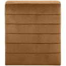 Meridian Ivy Saddle Velvet Accent Chair IMAGE 3