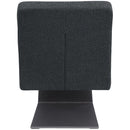 Meridian Zeal Black Boucle Fabric Accent Chair IMAGE 3