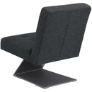 Meridian Zeal Black Boucle Fabric Accent Chair IMAGE 6