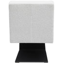 Meridian Zeal Cream Boucle Fabric Accent Chair IMAGE 3