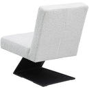 Meridian Zeal Cream Boucle Fabric Accent Chair IMAGE 6