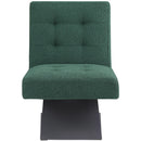 Meridian Zeal Green Boucle Fabric Accent Chair IMAGE 4