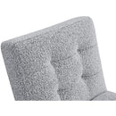 Meridian Zeal Grey Boucle Fabric Accent Chair IMAGE 7
