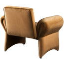 Meridian Fleurette Saddle Velvet Accent Chair IMAGE 5